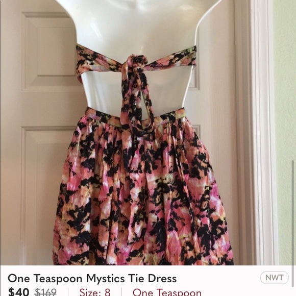 One Teaspoon Mystics Tie Dress - Picture 4 of 4